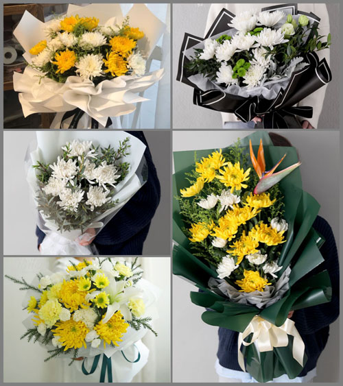 湖北襄阳市襄州区峪山镇赵畈村白事花束代送